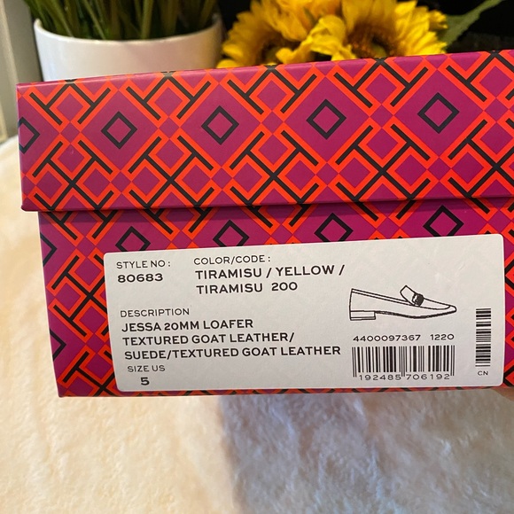 Tory Burch Jessa Suede & Leather Loafers - Picture 9 of 9